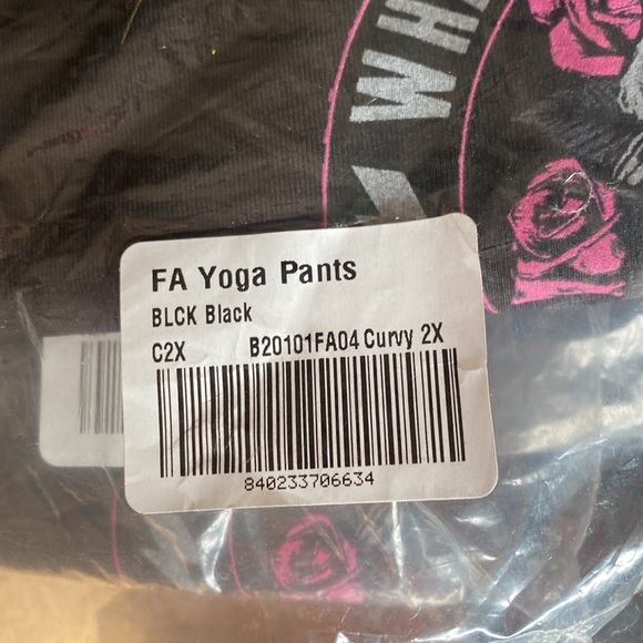 Yoga pants.  Beautiful Disaster NWT. - Picture 13 of 14